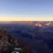 view over the grand canyon at sunset