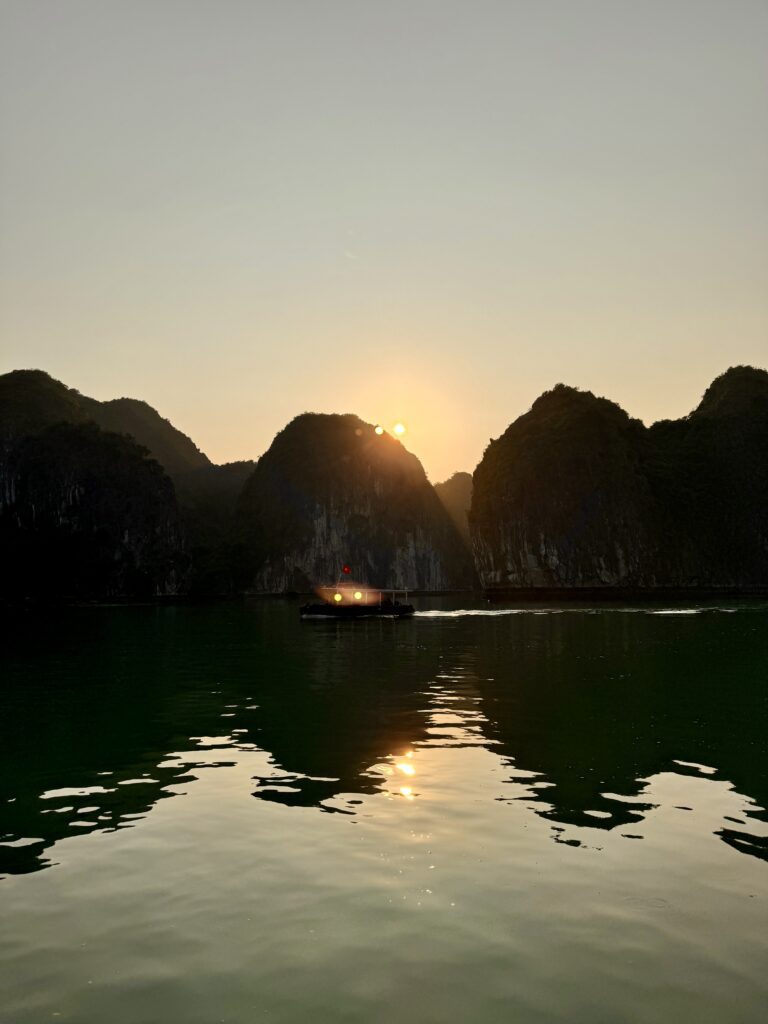 Sunset at Lan Ha Bay