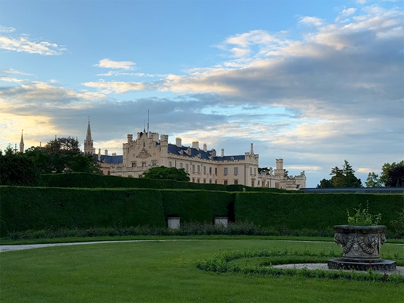 lednice-park-castle-view